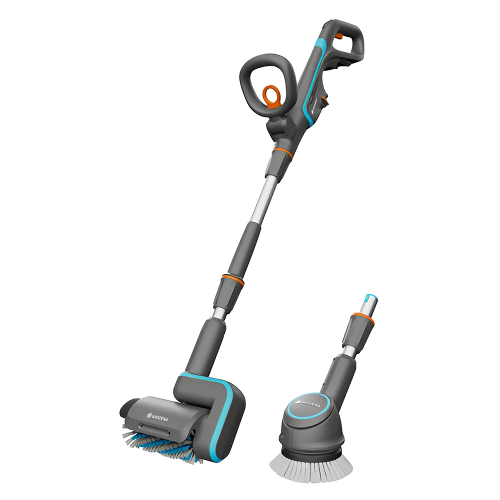 Gardena AquaBrush Universal 04/1 - Nettoyeur de sols à batterie + Brosse