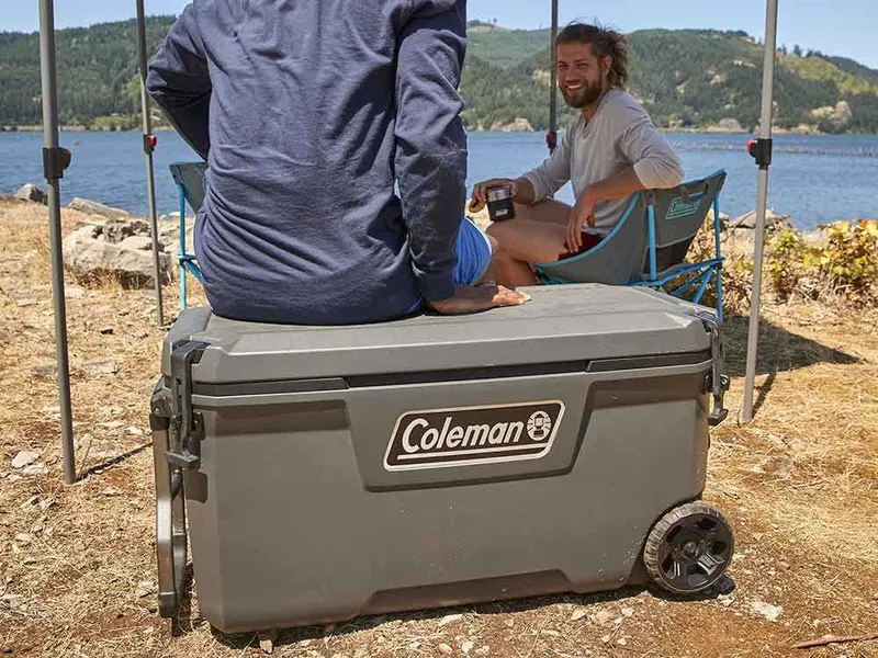Coleman Convoy 100QT - Glacière avec roues intégrées
