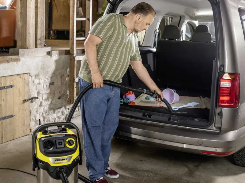 Karcher WD 7 Control P S 30/6/35/T - Aspirateur eau et poussières - Cuve inox 30 L - 1400 W