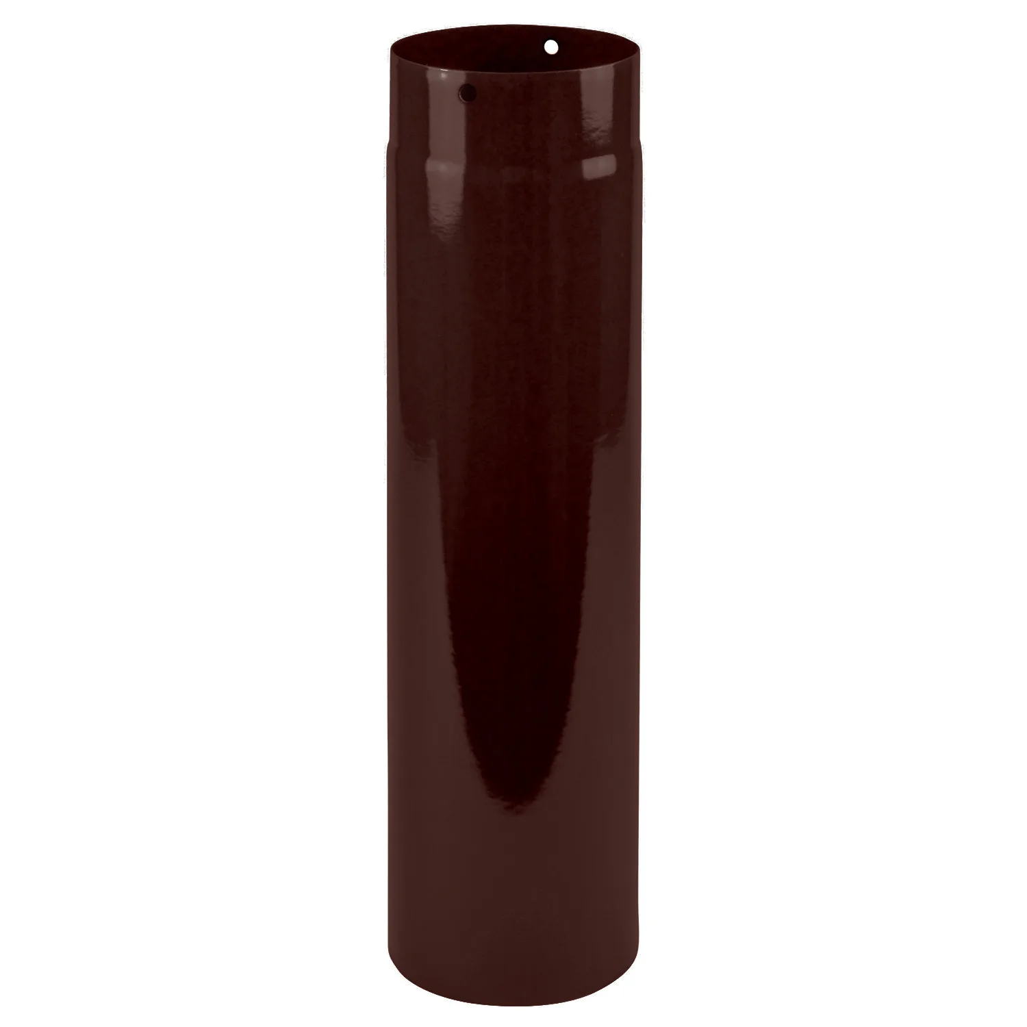 Tuyau de fumée / Tuyau de poêle émaillé 150 mm - 500 mm marron