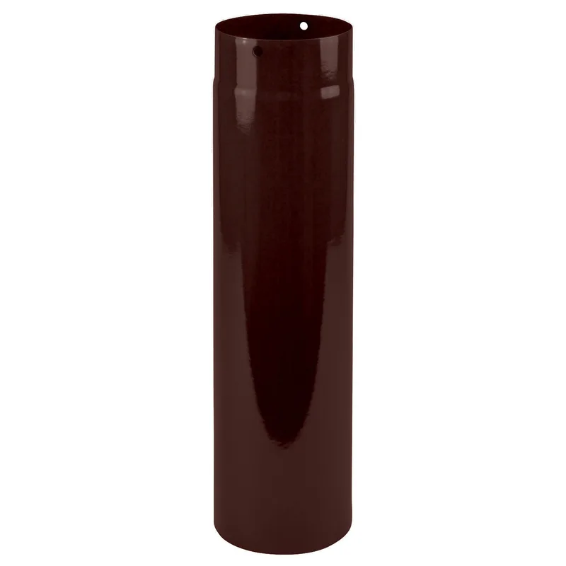 Tuyau de fumée / Tuyau de poêle émaillé 150 mm - 500 mm marron