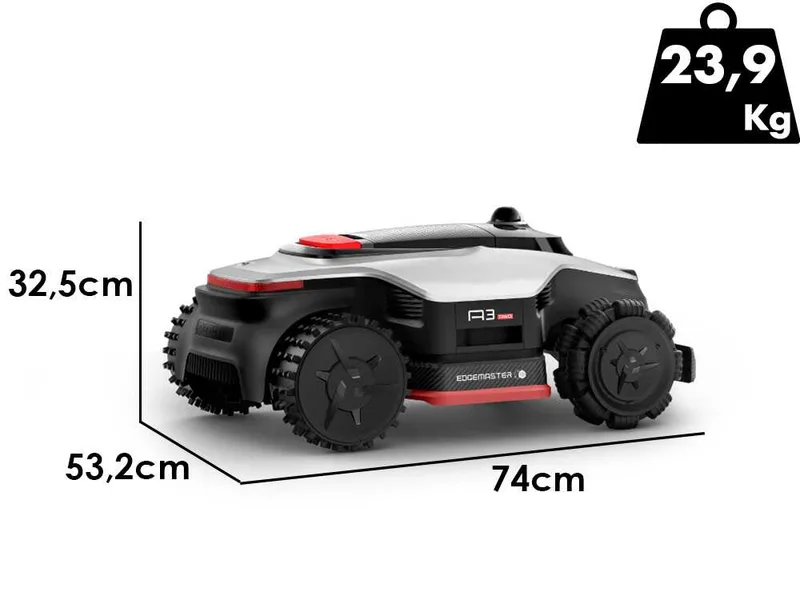 Dreame A3 AWD 1000 - Robot tondeuse - Sans installation