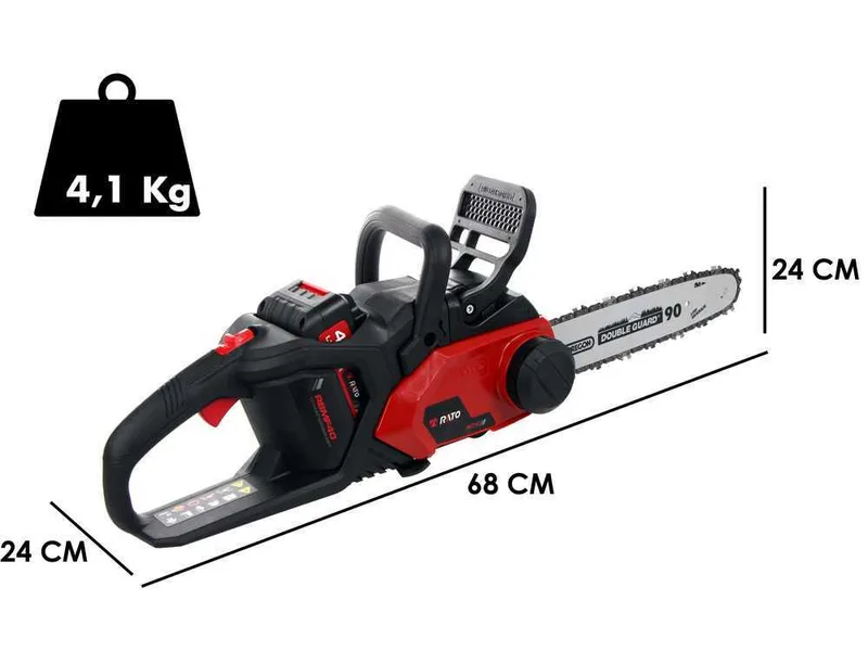 Tronçonneuse à batterie Rato RBMF40 - Batterie de 40V et 2,5ah