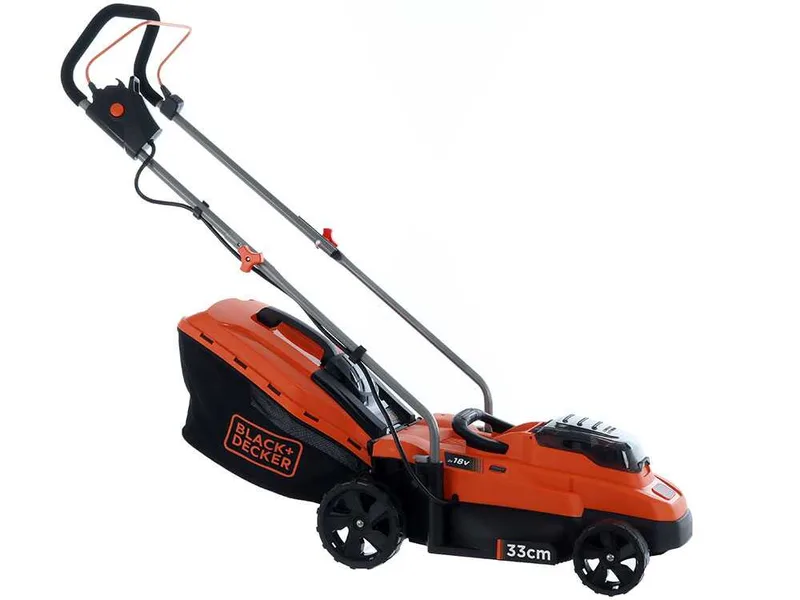 Tondeuse à gazon électrique à batterie black & decker BCMW3318N-XJ - batteries et chargeur non inclus - il A besoin de 2 batteries de 18V
