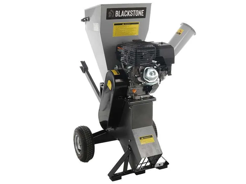 Blackstone CSB150E-L - Broyeur de branches thermique - Moteur à essence Loncin 15 CV - Démarrage électrique
