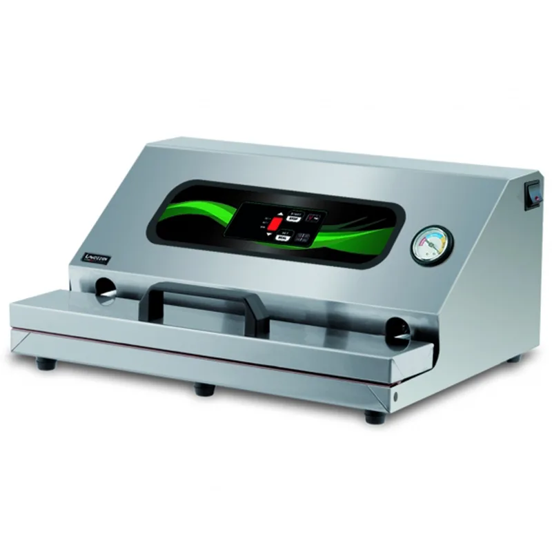 Machine à emballer sous vide professionnelle Euro 520 Pro Inox - Barre de soudure 52 cm