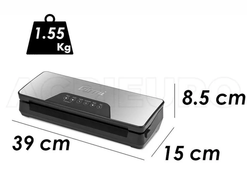 Girmi VT7500 - Machine sous vide - Barre de soudure de 30 cm