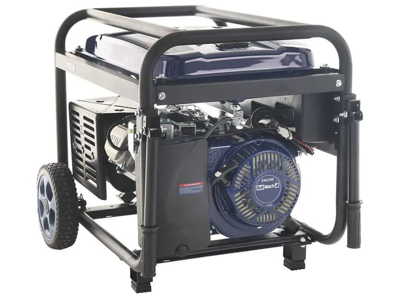 BullMach AMBRA 9500 E-3 - Groupe électrogène 7.5 Kw triphasé - Version à chariot