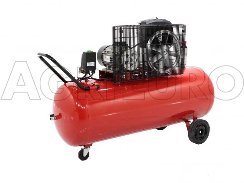 Fini Advanced MK 113-200-4 - Compresseur d'air électrique triphasé à courroie - Moteur 4 CV - 200 L