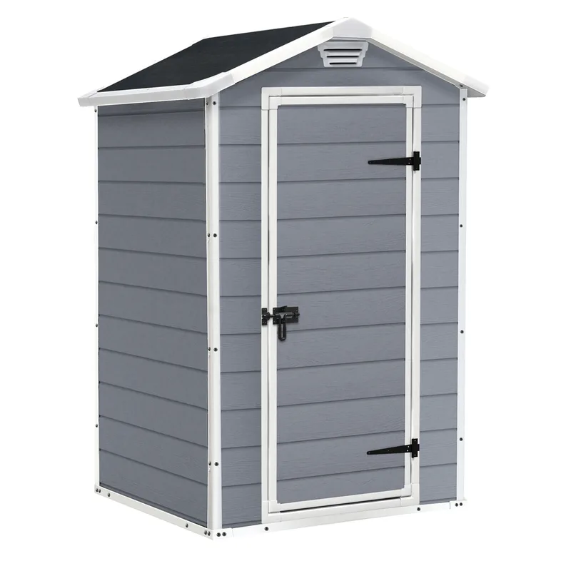 Keter Manor gris - Abri je jardin pour outils - 129x103x196 cm