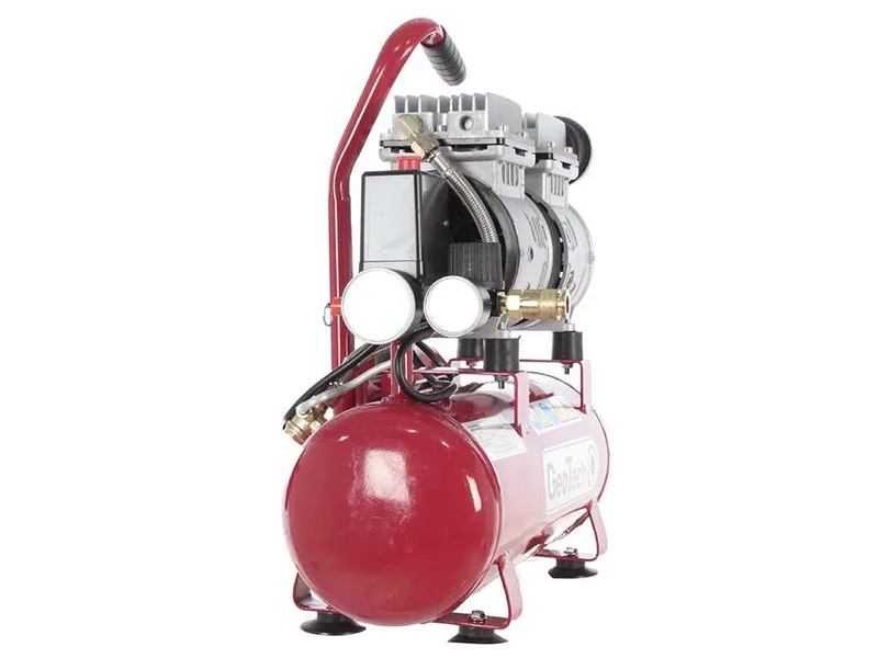 GeoTech S-AC-9-8-07 - Compresseur électrique silencieux compact portatif - Moteur 0.7 CV - 8 bars