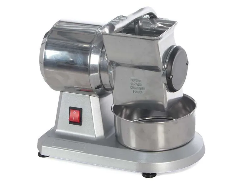 Agrieuro Top Line Basic Silver - Râpe électrique de table - en aluminium moulé sous pression - 250W