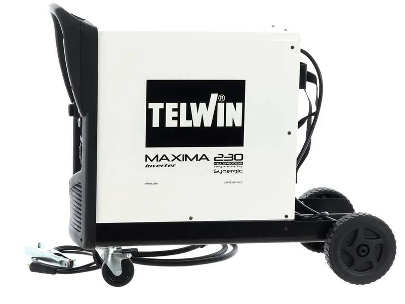 Poste à souder inverter à fil Telwin Telwin Maxima 230 Synergic - pour mig-mag/flux/brazing/mma/tig DC - lift - gaz/no gaz