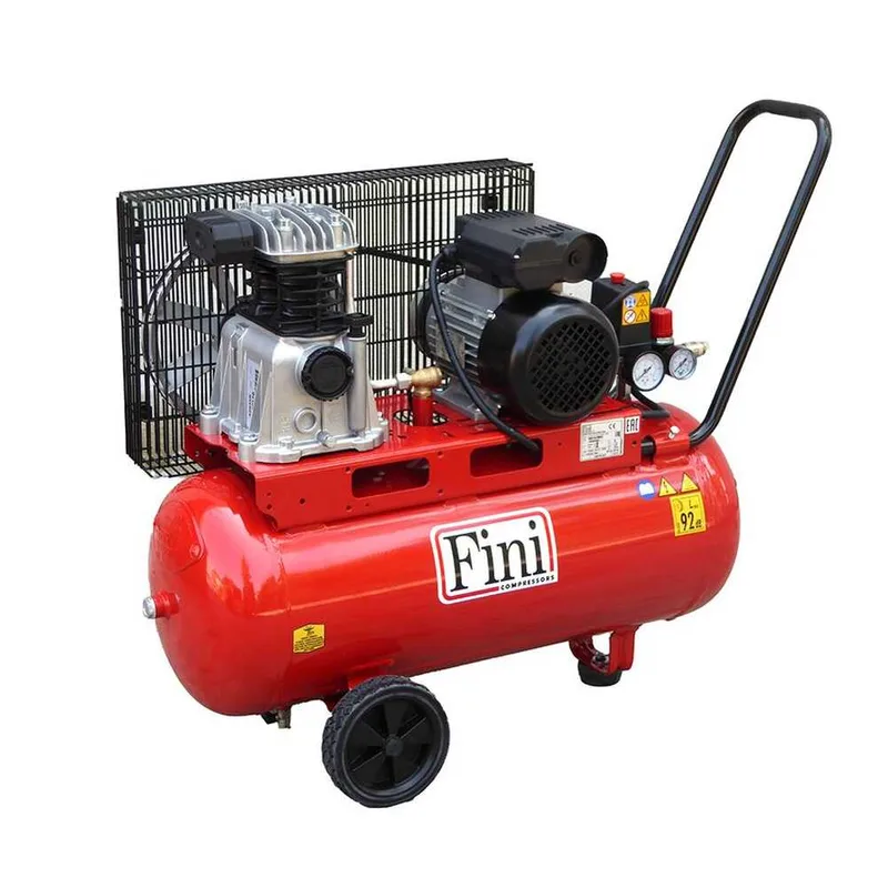 Fini MK 102 N 50 2M - Compresseur d'air électrique monophasé à courroie - Moteur 2 CV - 50 L