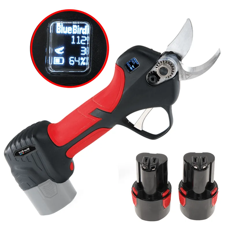Sécateur electrique avec batterie Blue Bird PS 22-23 - 2 Batteries incluses - 12.6 V et 2Ah - Ø 23 mm