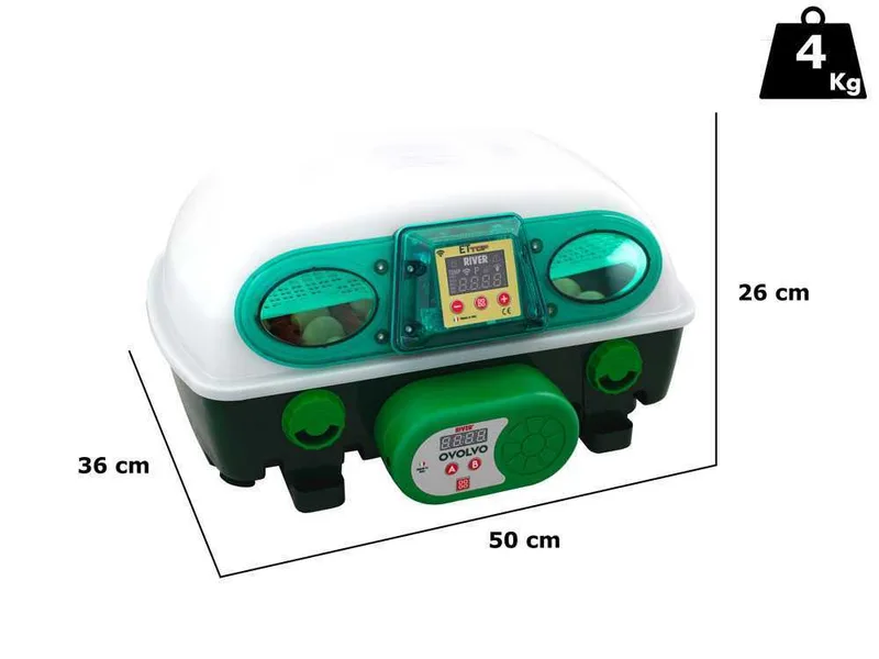 River Systems ET 24 TOP -Couveuse pour œufs automatique - 24 œufs