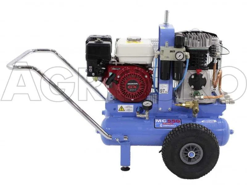 Motocompresseur thermique Campagnola MC 550 (554 L/min) moteur essence Honda GX 200