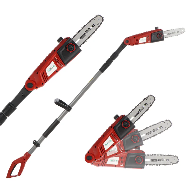 GeoTech PT 750 - Élagueuse électrique sur perche télescopique - Lame de 25 cm