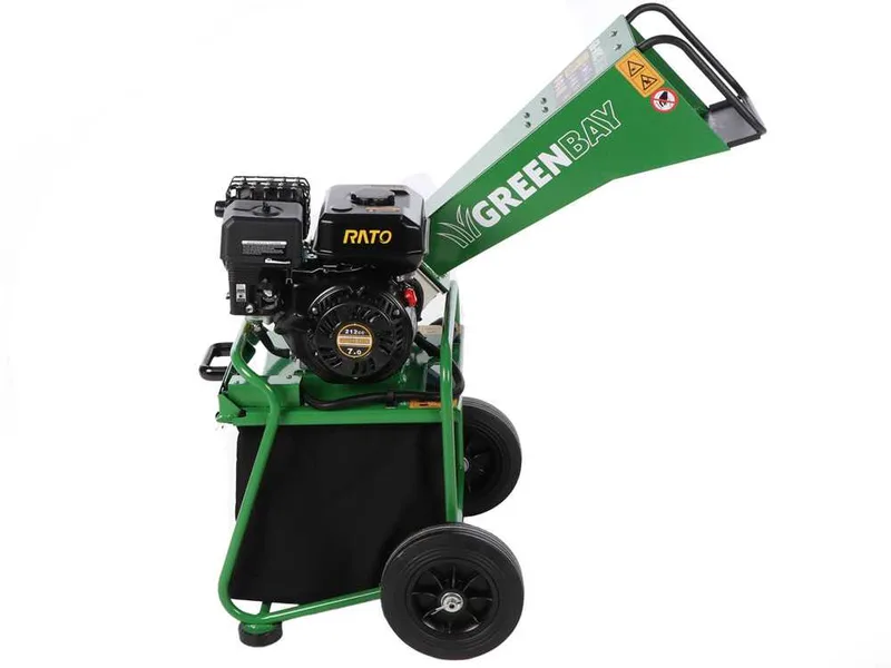 Broyeur de branches thermique GreenBay GB-WRC 50 L moteur à essence 7 CV