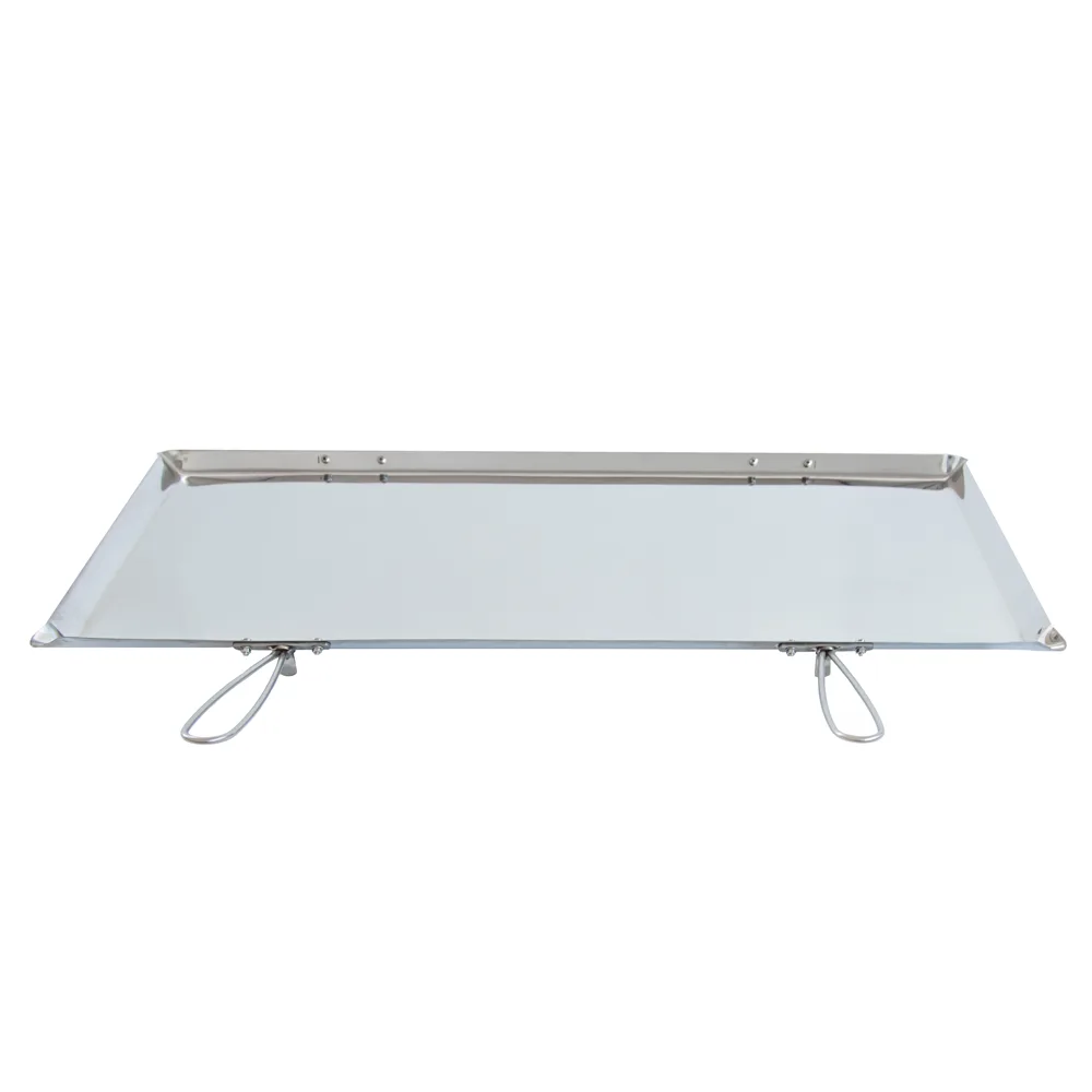 Cruccolini - Plaque lèchefrite en acier inox