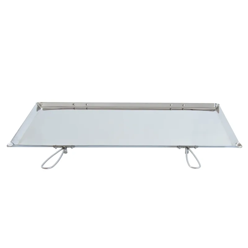 Cruccolini - Plaque lèchefrite en acier inox