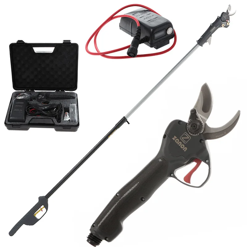 Zanon Viper SV 45 - Sécateur électrique de taille sur perche - 50.4V 3.2Ah - 175/255 cm - Diamètre de coupe 45 mm