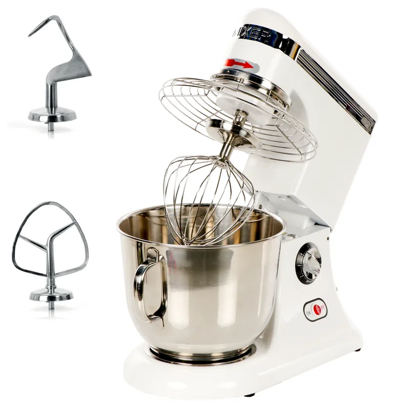 Prismafood iLine MZPL007 - Batteur mélangeur planétaire à vitesse variable - Cuve en inox 7 litres