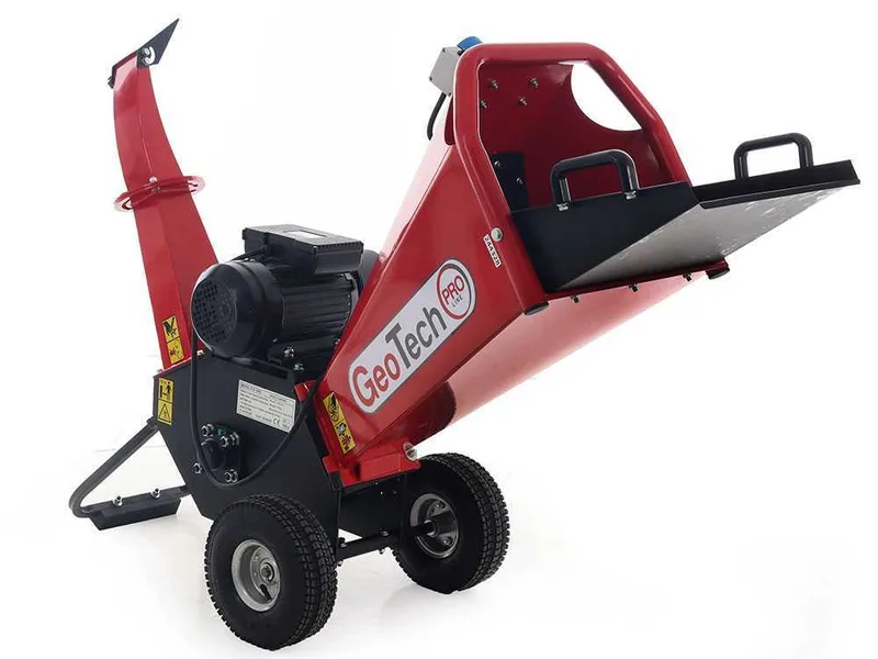 GeoTech Pro PCS 30ES - Broyeur de branches avec moteur électrique - Monophasé 3 CV