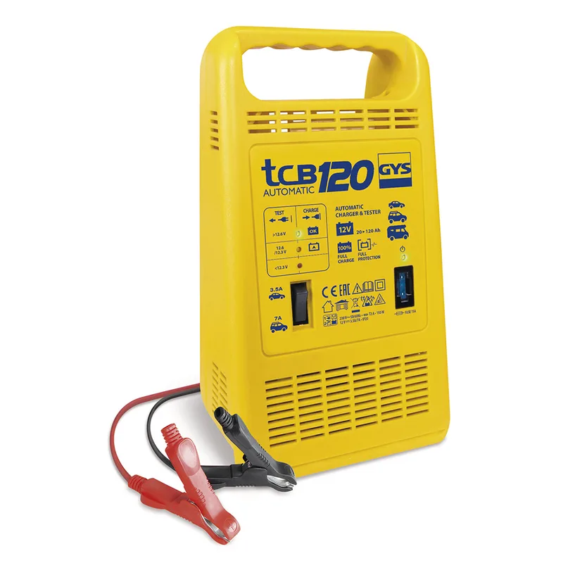GYS TCB 120 - Chargeur automatique - Batteries 12 V de 20 à 120 Ah