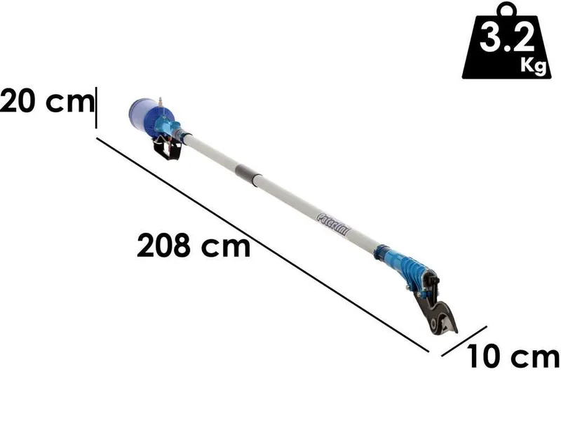 Sécateur pneumatique de taille Ara 8/D - perche fixe de 1.5 m - à air comprimé