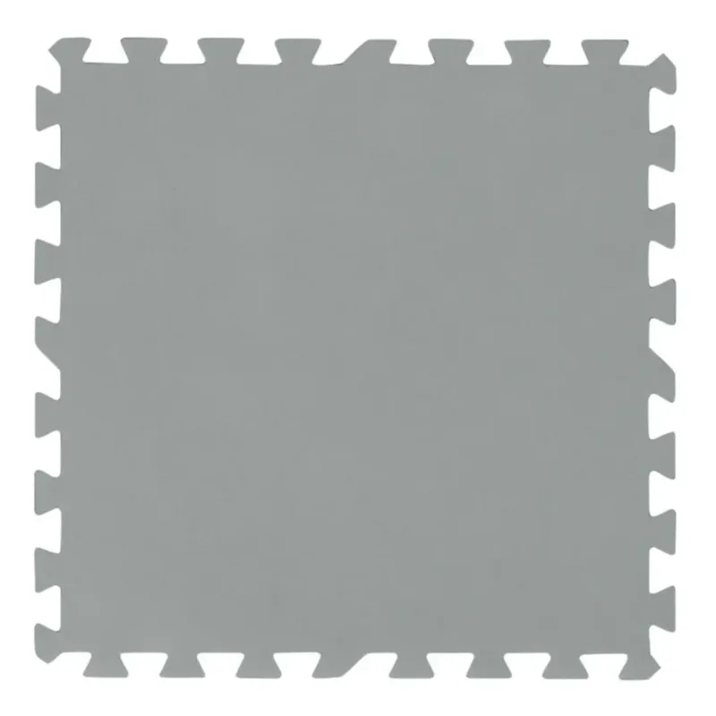 Tapis de sol gris pour piscine Bestway 58639 - Dalles 50 × 50 cm - 9 pièces