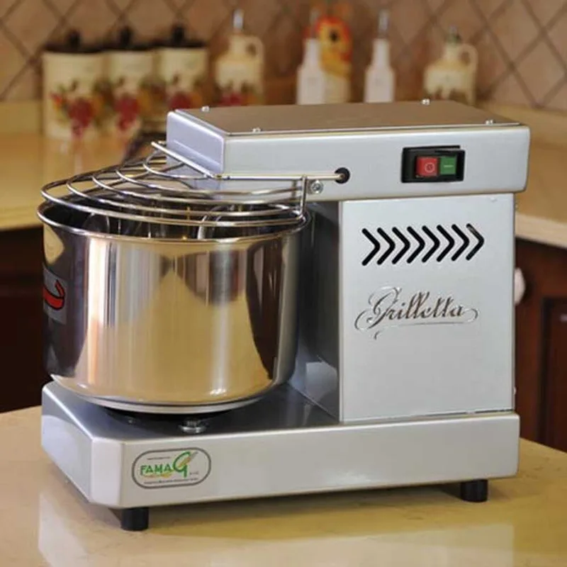 Pétrin à spirale électrique - Famag Grilletta IM 5 Color - Grise 5 kg - 8 L