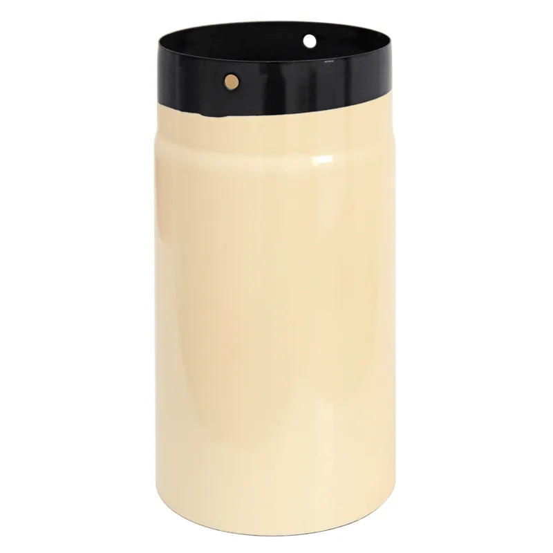 Tuyau de fumée / Tuyau de poêle émaillé 150mm - 250mm Ivoire