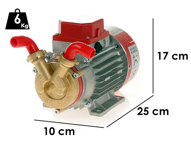 Rover Marina 20 - Pompe électrique de transfert en bronze - 12 V