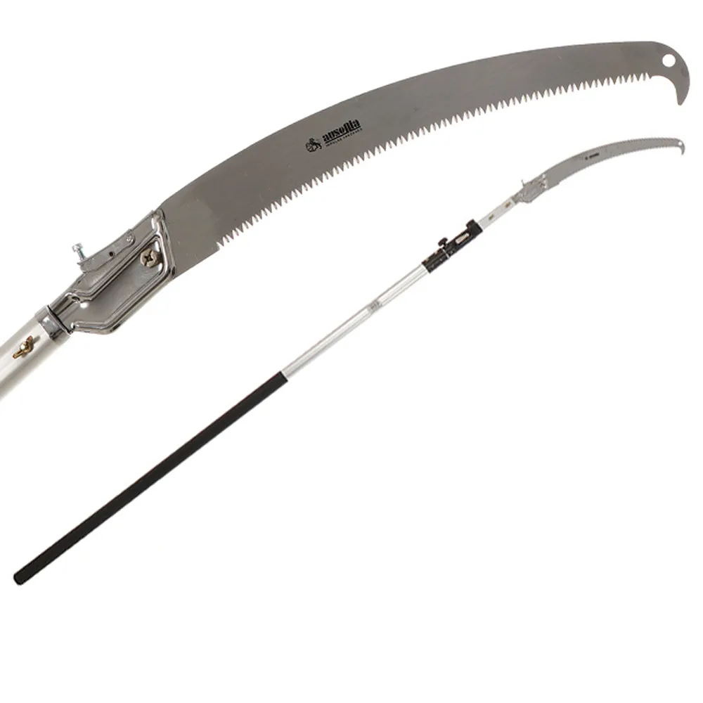 Scie de jardin sur perche télescopique en aluminium de 5,2 mètres - Ausonia 35153