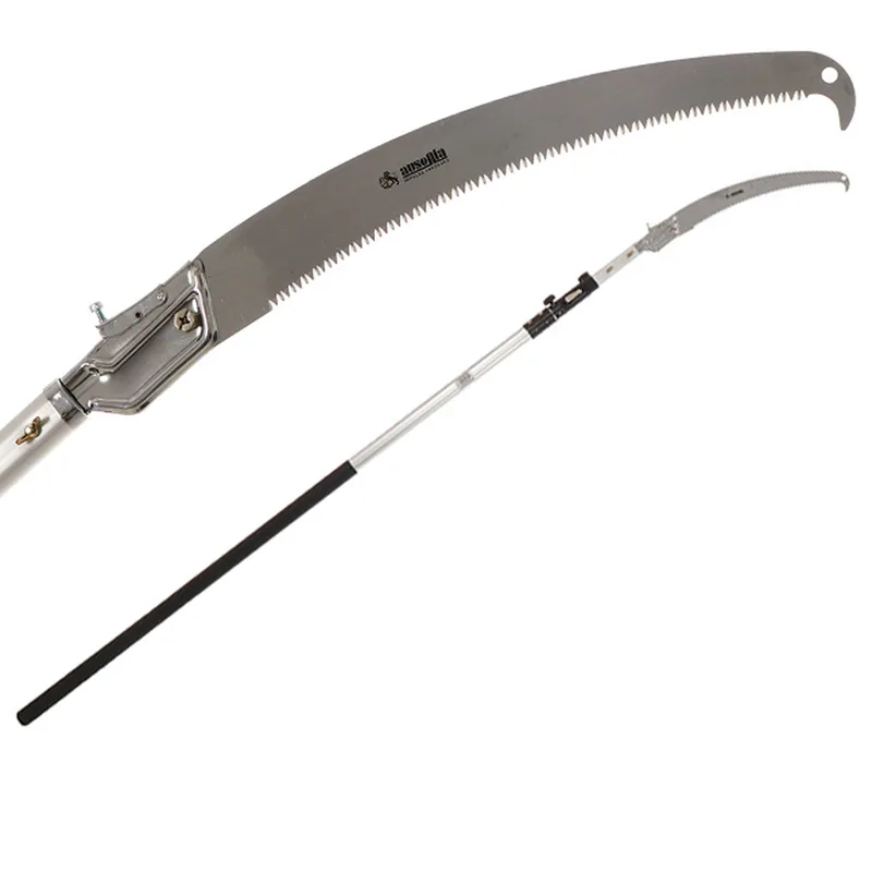Scie de jardin sur perche télescopique en aluminium de 5,2 mètres - Ausonia 35153