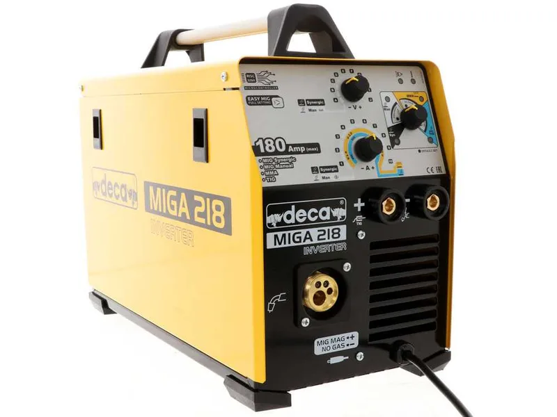 Poste à souder à fil inverter multi-procédés continu Deca miga 218 1Ph 230/50-60 - gaz/no gaz