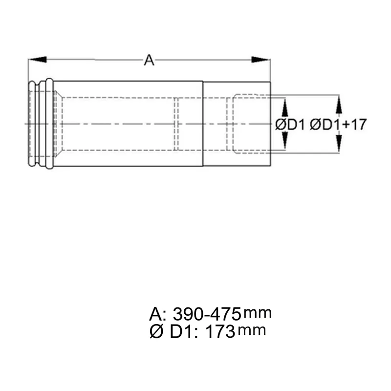 Schiedel double collerette murale Ø180 isolée, réglable pour ICS Ø200 mm double paroi brillant