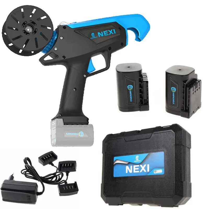 Lieuse pour vigne électrique à batterie Campagnola NEXI - 2 Batteries de 14,4 V - 2,5 Ah