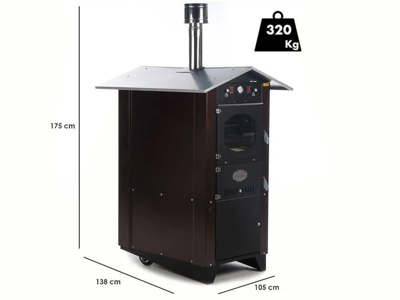 Rossofuoco Garden Plus 100 - Four à bois d'extérieur