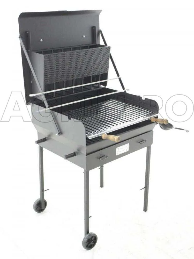 Cruccolini Gran Ristoro - Barbecue à bois et charbon en fer artisanal