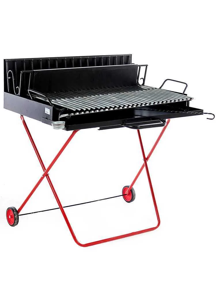 Pegoraro Angelo 323 Maxi - Barbecue portable à bois et charbon - Pliant