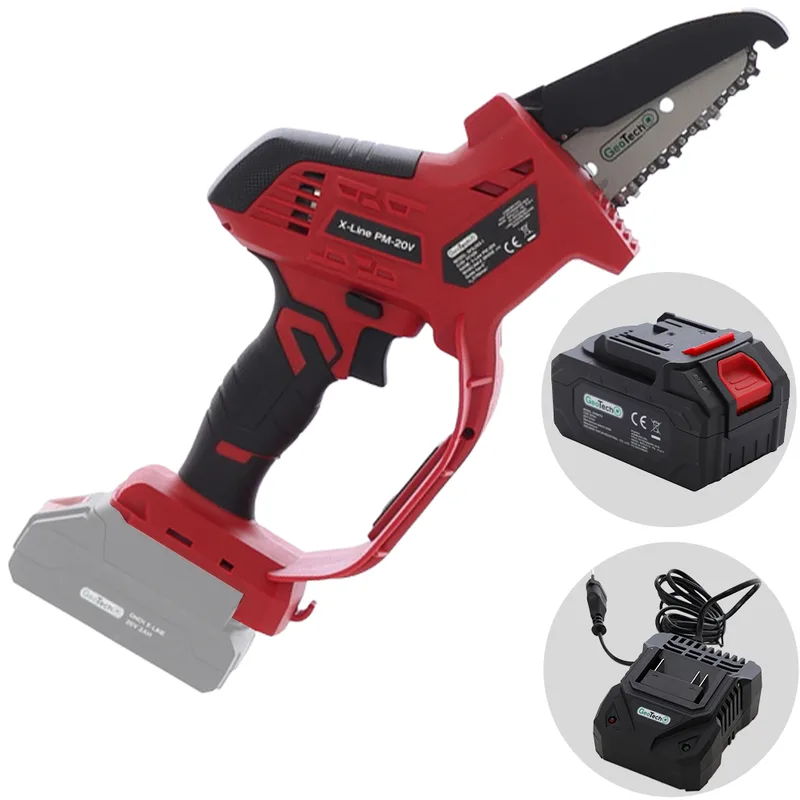 GeoTech X-Line PM-20V - Élagueuse sans fil - 20 V 4 Ah