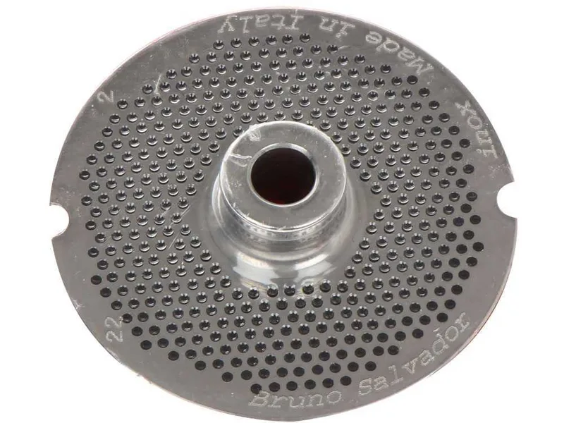 Filière pour hachoir à viande N.22 - trous de Ø 2 mm - diamètre filière 82 mm