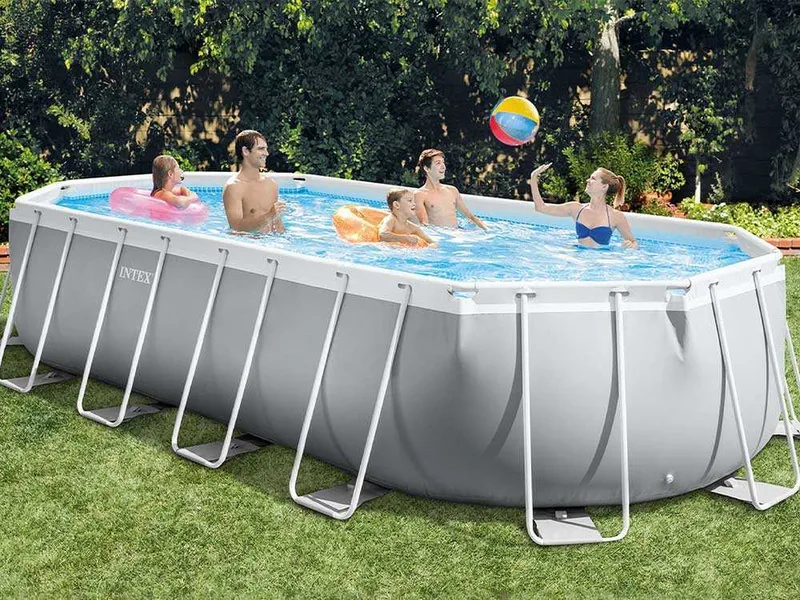 Intex Prisma Frame 26798NP - 610x305x122 cm - Piscine Ovale