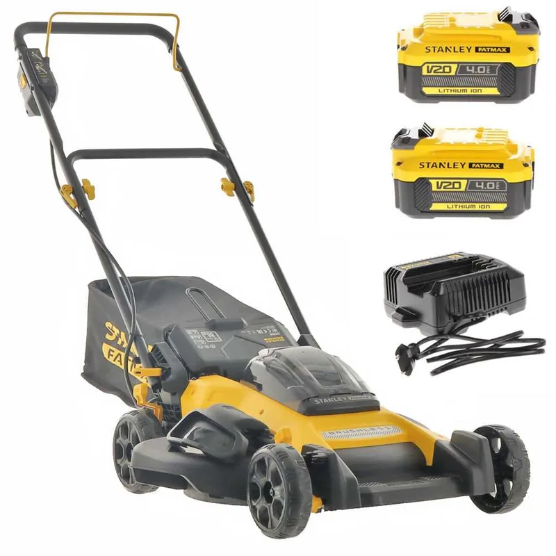 Stanley Fatmax SFMCMW2651M - Tondeuse à gazon à batterie - 2x18V/4Ah - Coupe 40 cm