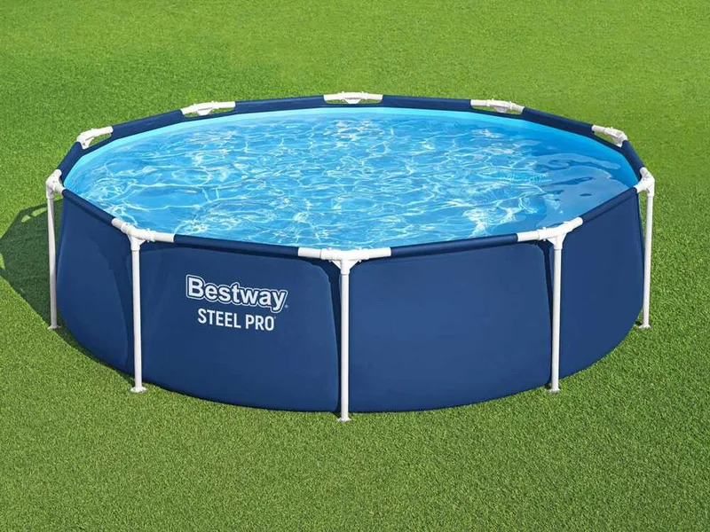 Bestway Steel Pro 56679 - Ø305x76 cm - Piscine ronde + pompe de filtration 16 W