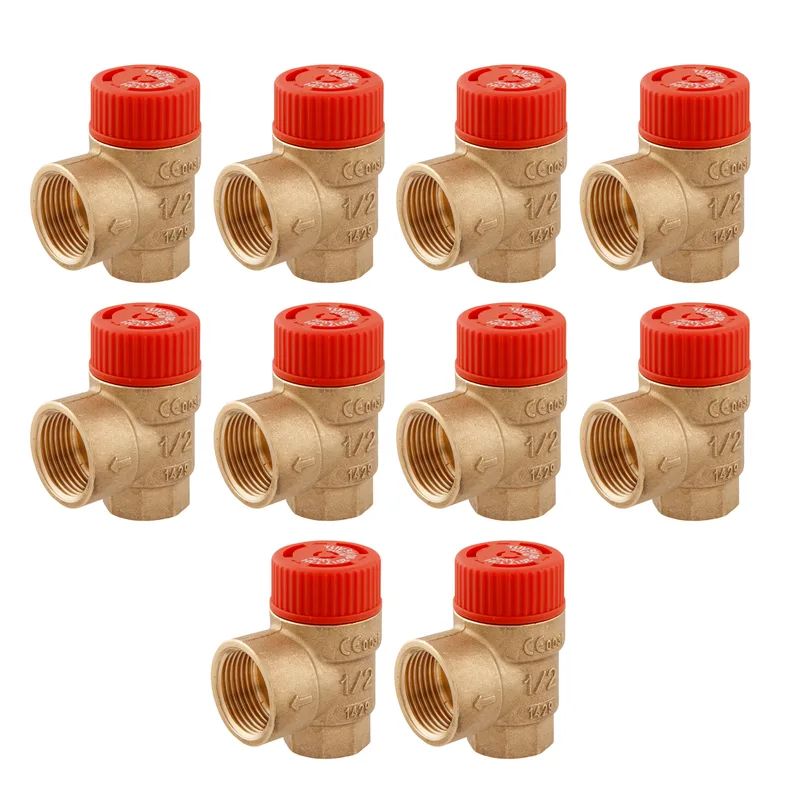 Afriso Vanne de sécurité à membrane MS Rp 1/2" x Rp 3/4" lot de 10