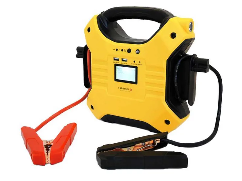 Intec I-Starter X - Démarreur d'urgence, 12/24V - Portable à batterie - Courant de démarrage 1200 A