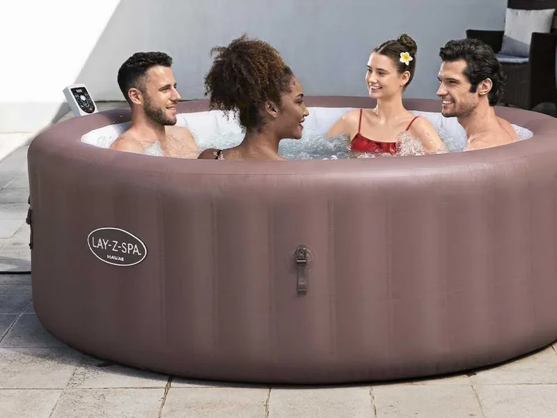 Bestway Lay-Z-Spa Hawaii AirJet 6001G - Ø196x71 cm - Spa gonflable à hydromassage